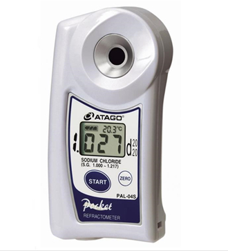 ATAGO(愛拓)便攜式數(shù)顯氯化鈉折射計(jì)PAL-04S 氯化鈉濃度計(jì)(S.G.)