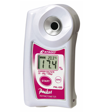ATAGO(愛拓)便攜式數(shù)顯硫酸銅折射計/硫酸銅濃度計 PAL-53S